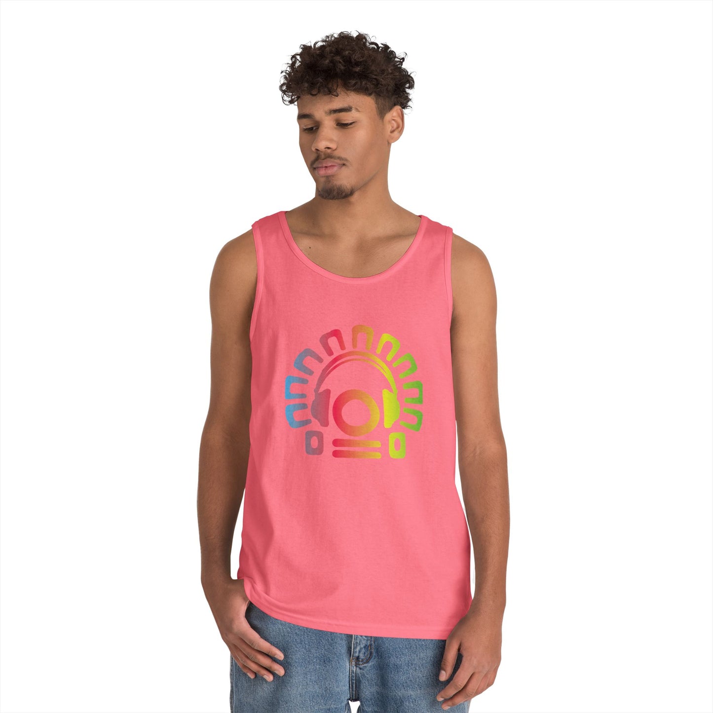 Tribal Headphones Tank Top