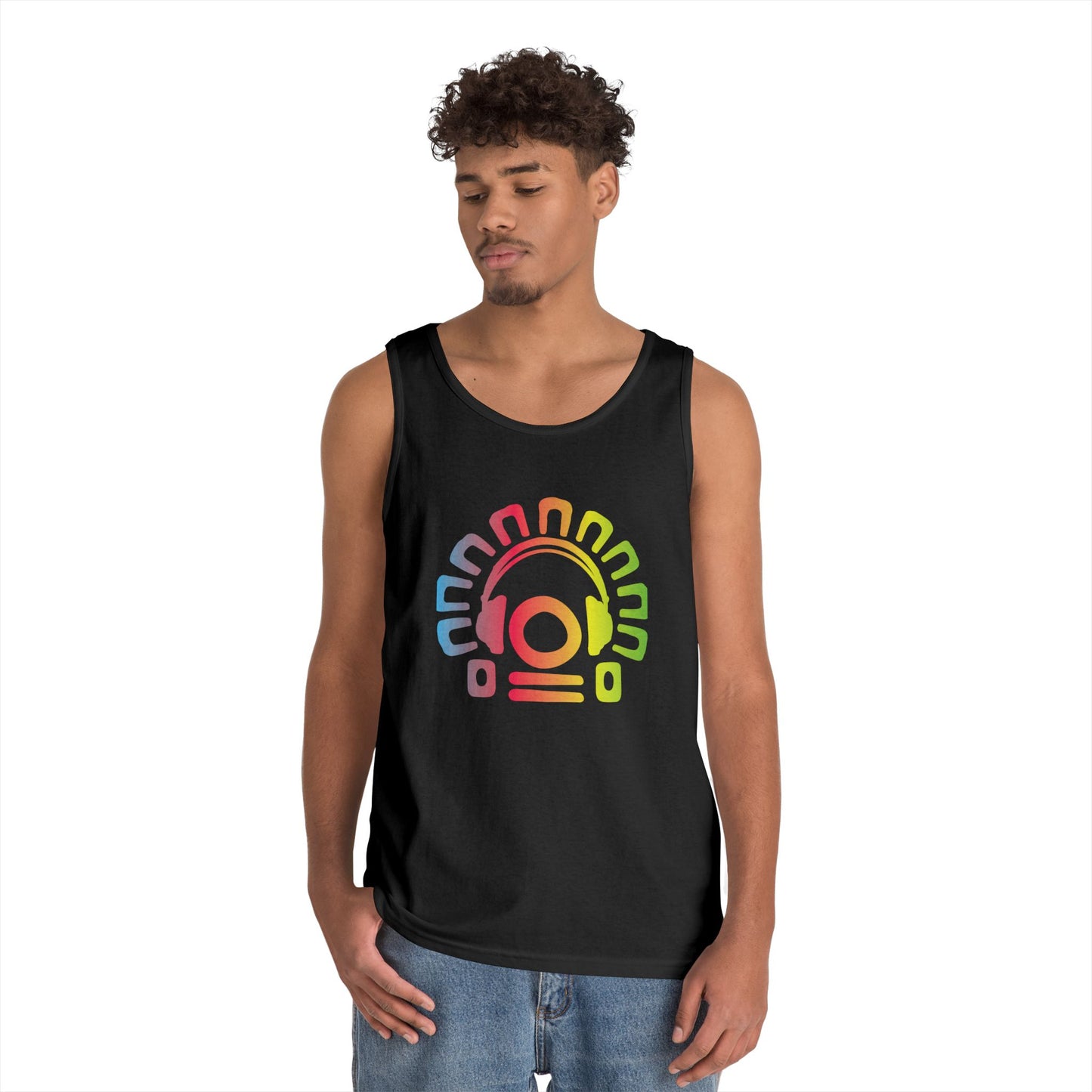 Tribal Headphones Tank Top