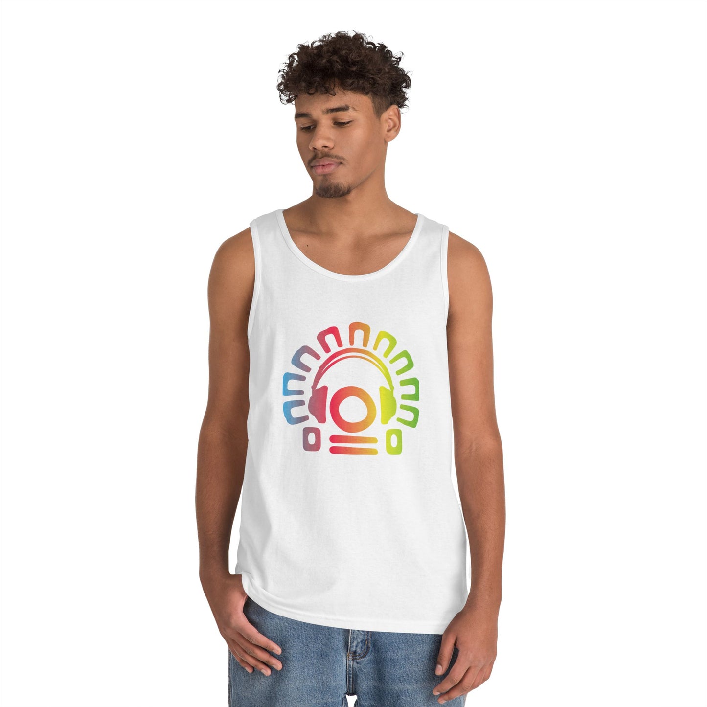 Tribal Headphones Tank Top
