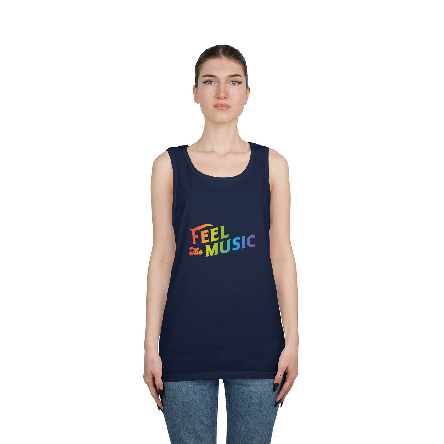 Feel The Music Tank Top - Electric Allure