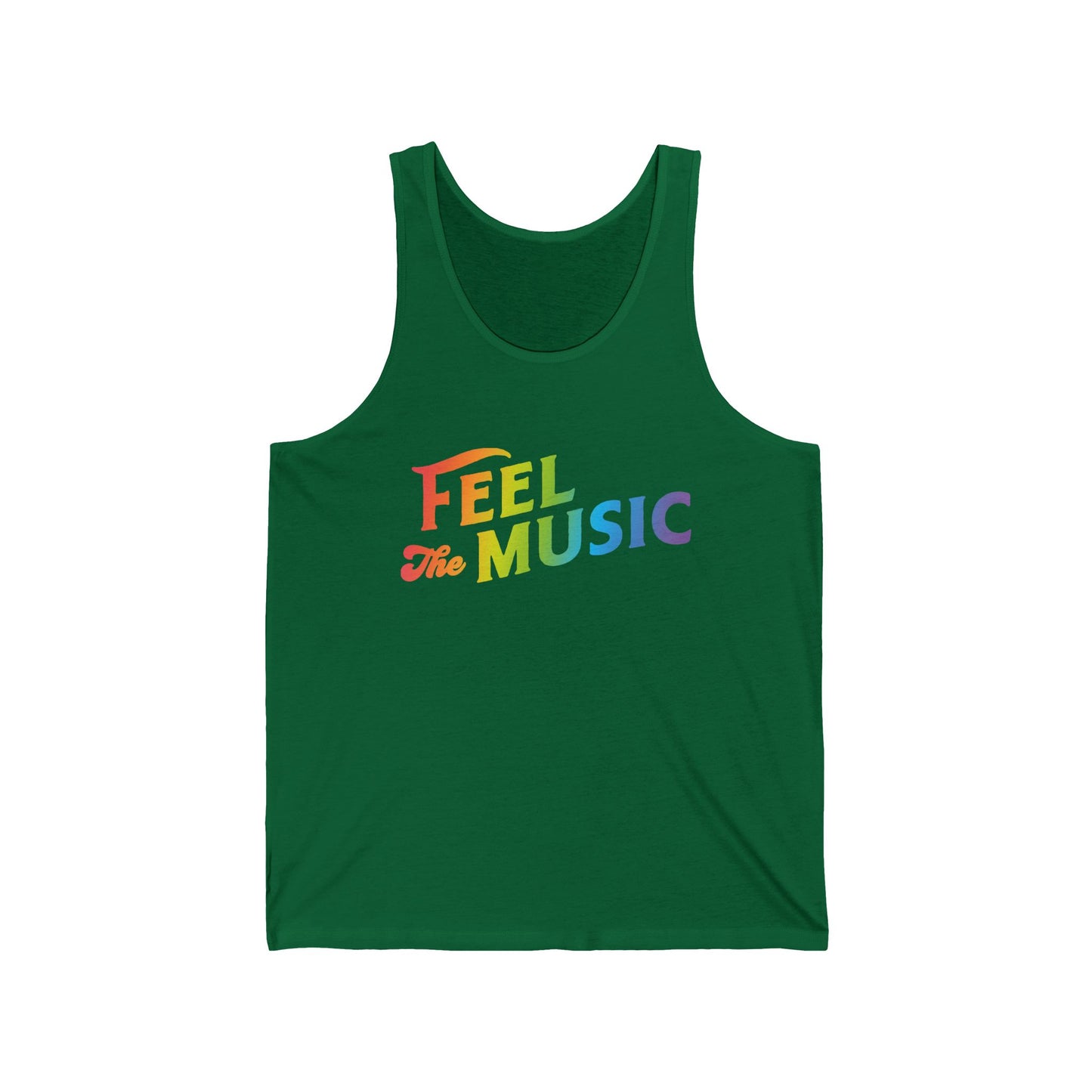 Feel The Music Tank Top - Electric Allure - Unisex, Sizes S–2XL