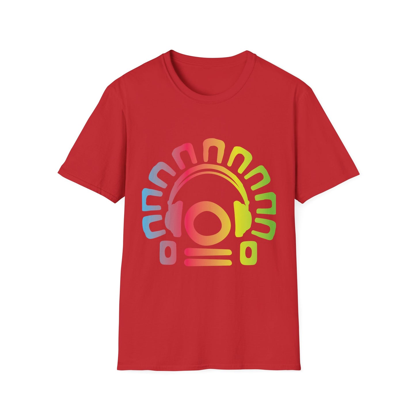 Tribal Headphones T-Shirt - Electric Allure x ODBOIH Designs