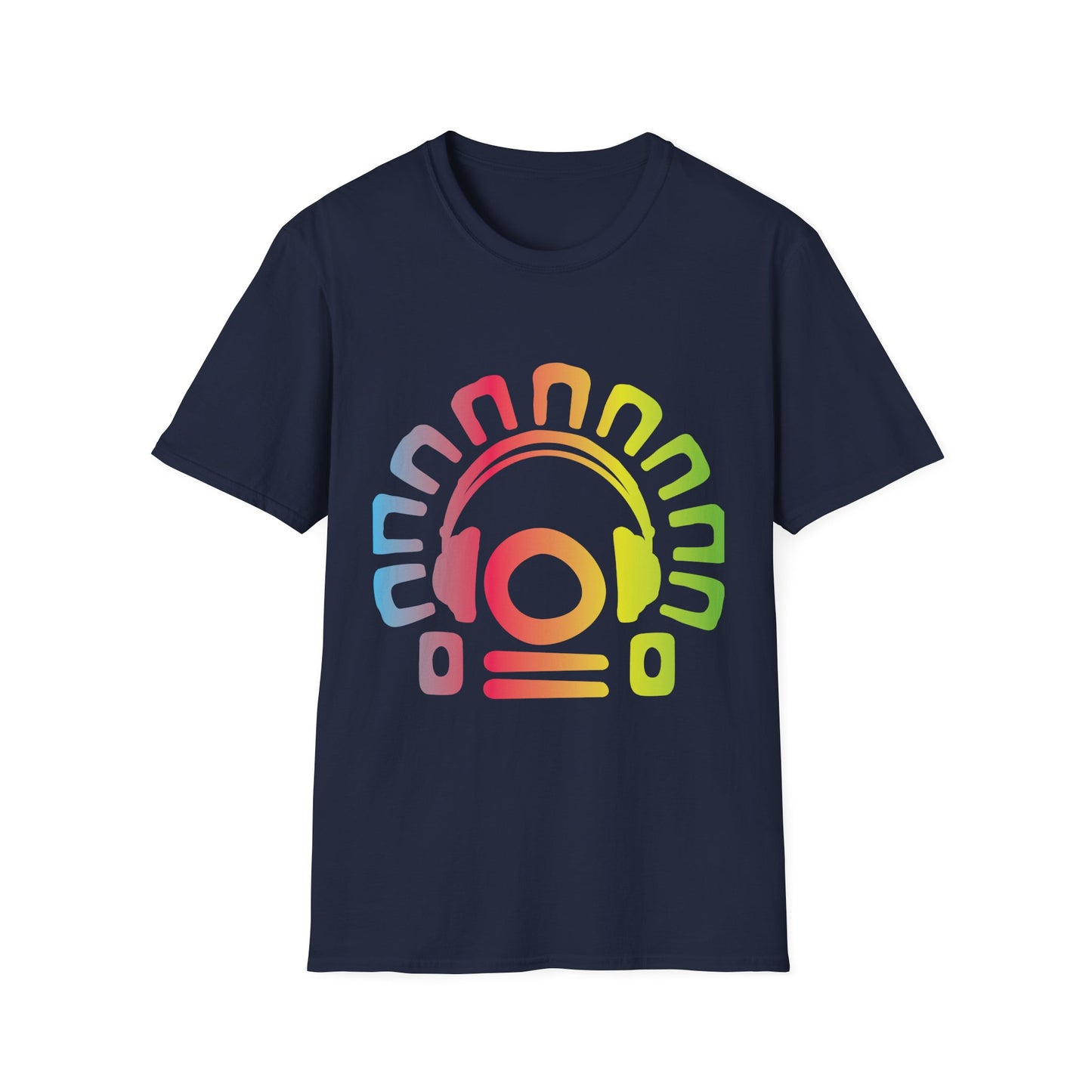 Tribal Headphones T-Shirt - Electric Allure x ODBOIH Designs