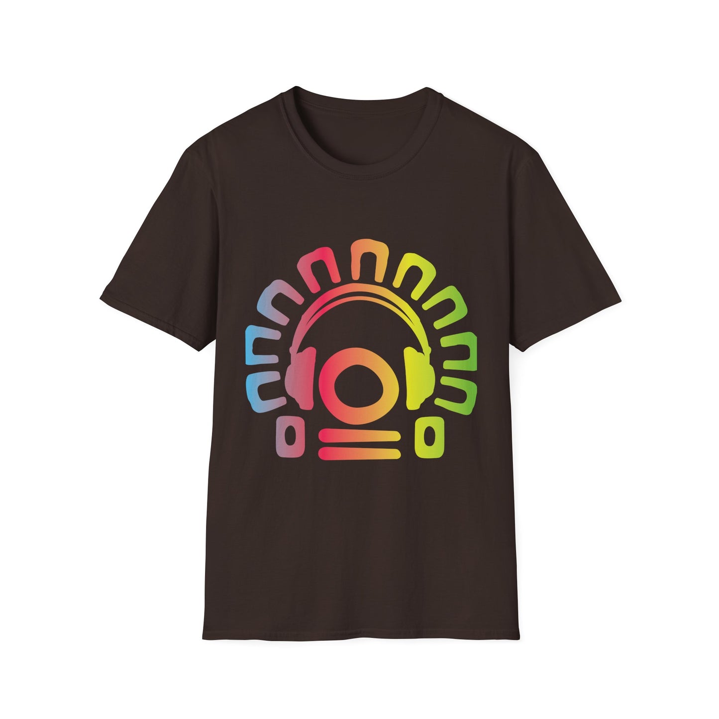 Tribal Headphones T-Shirt - Electric Allure x ODBOIH Designs