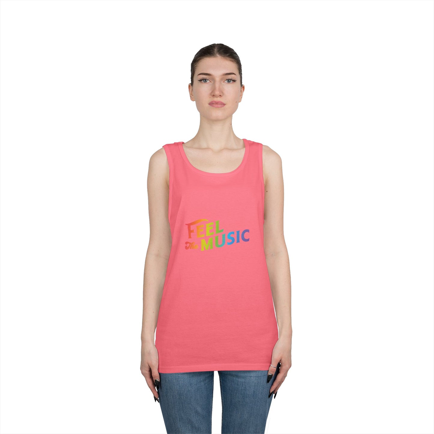 Feel The Music Tank Top - Electric Allure