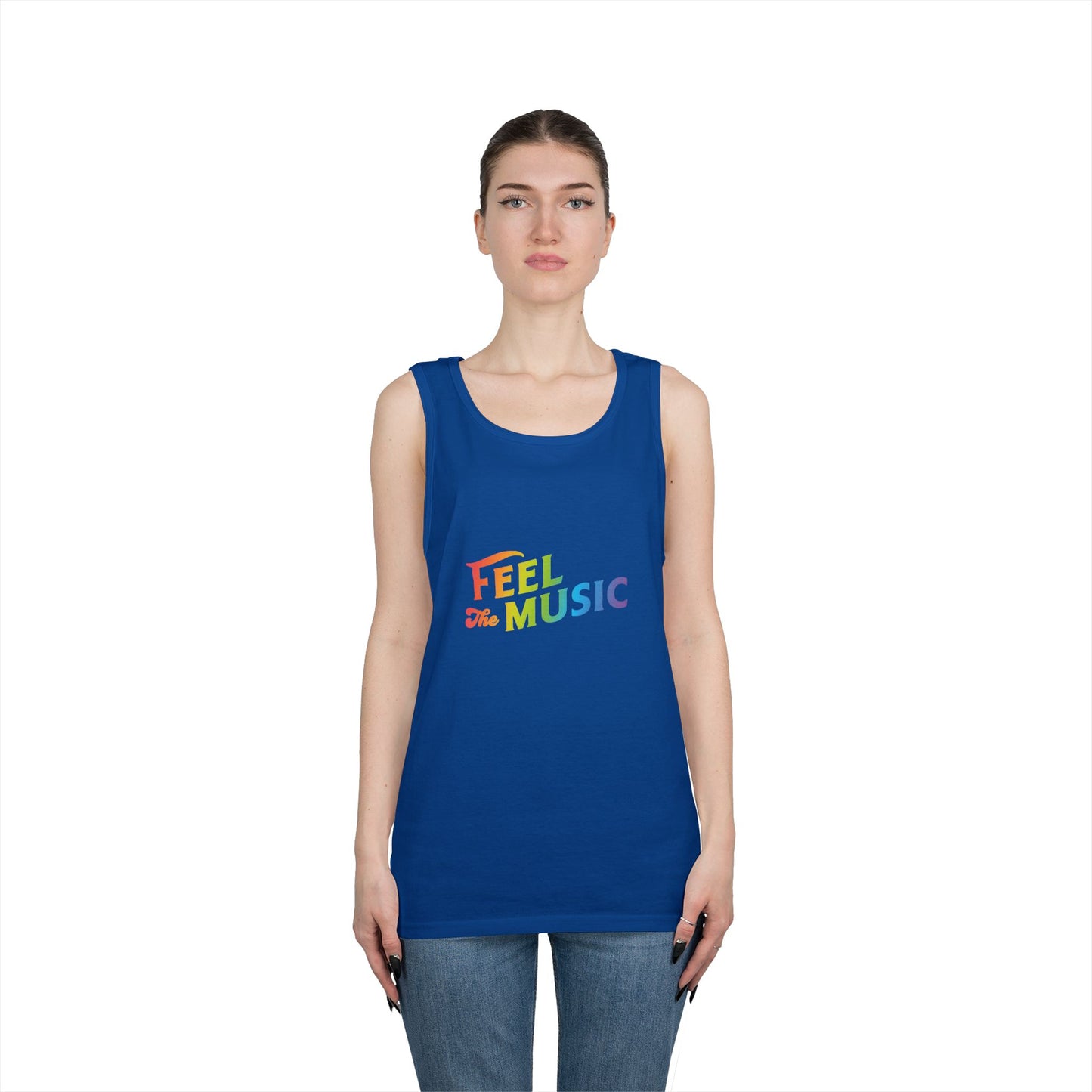 Feel The Music Tank Top - Electric Allure