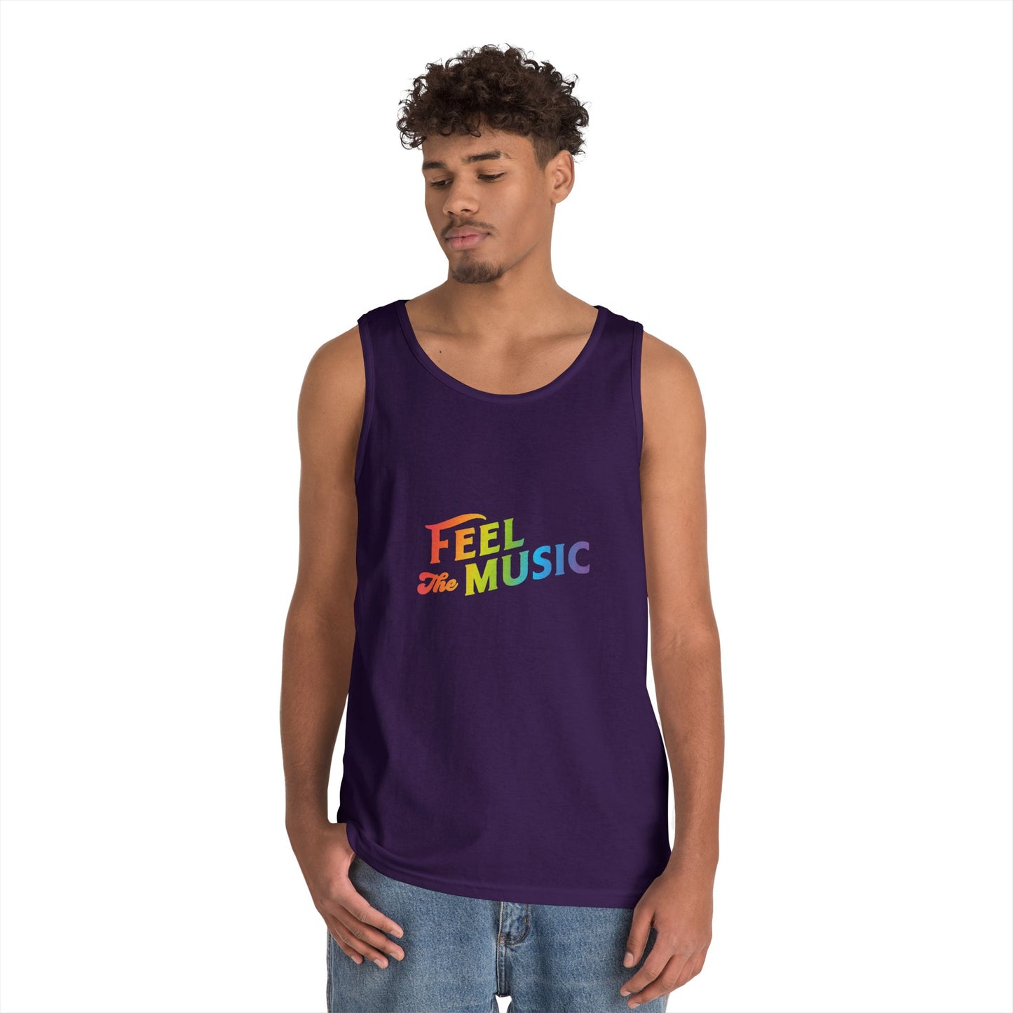 Feel The Music Tank Top - Electric Allure