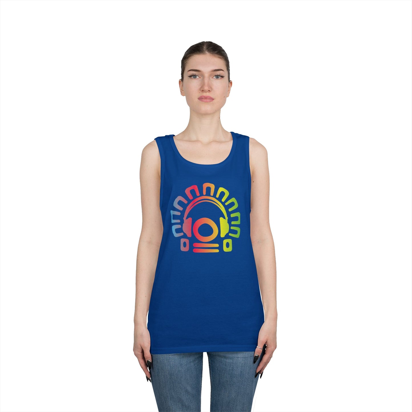Tribal Headphones  Tank — Electric Allure x ODBOIH Designs