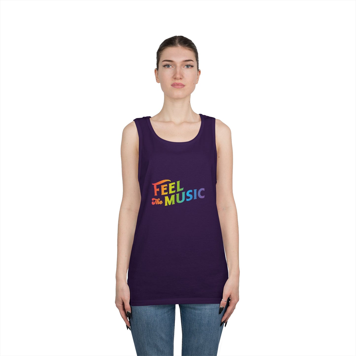 Feel The Music Tank Top - Electric Allure