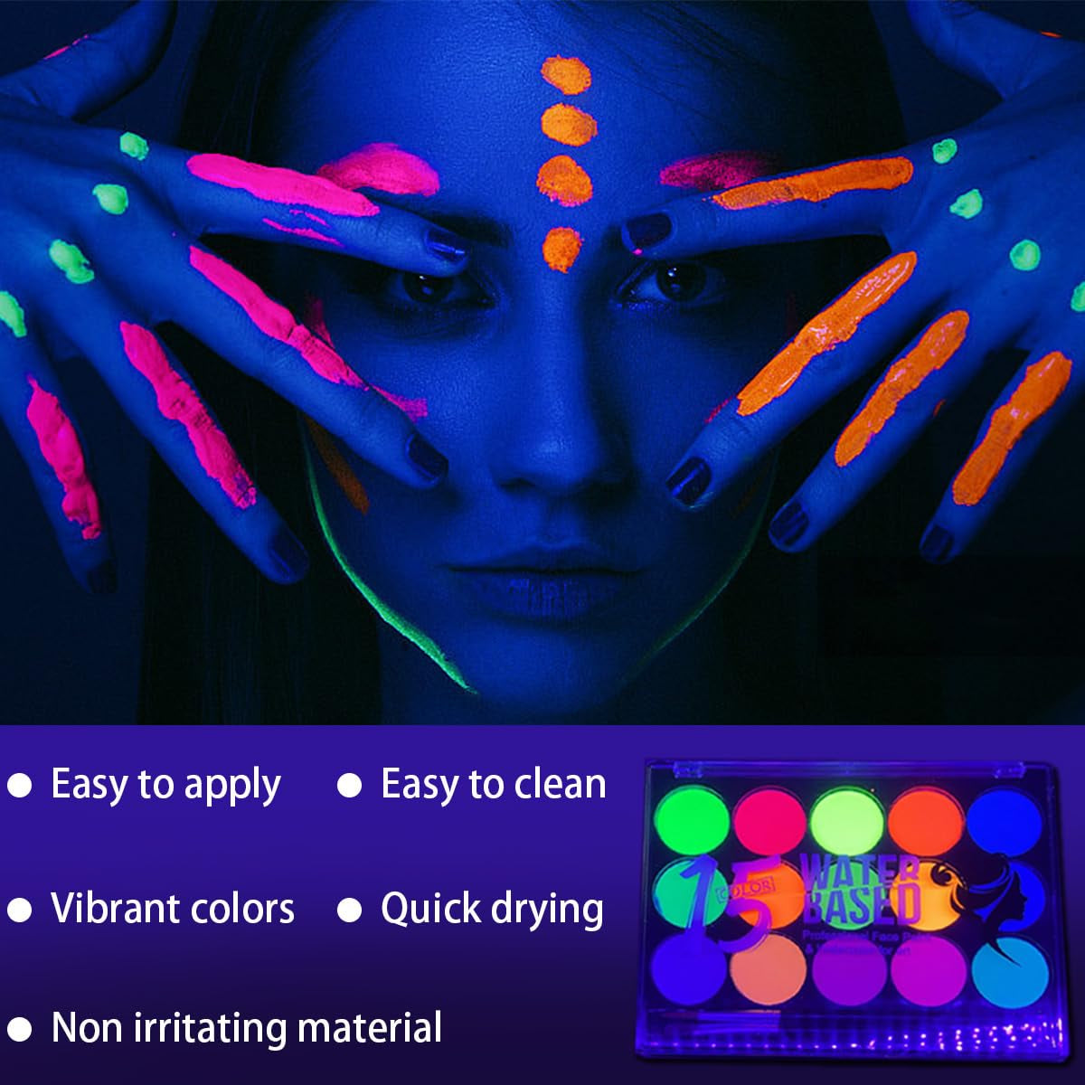 Electric Allure Neon Fright LED Rave Glasses – Halloween After Dark Eyewear