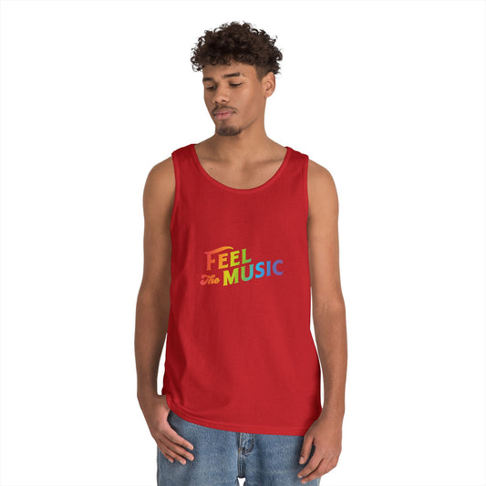 Débardeur Electric Allure Feel The Music – Motif musical, Unisexe, Tailles S–2XL