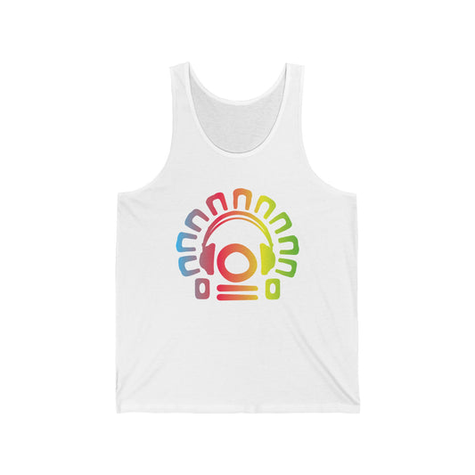 Electric Allure Tribal Headphones Tank Top – Music Graphic, Unisex, Sizes S–2XL