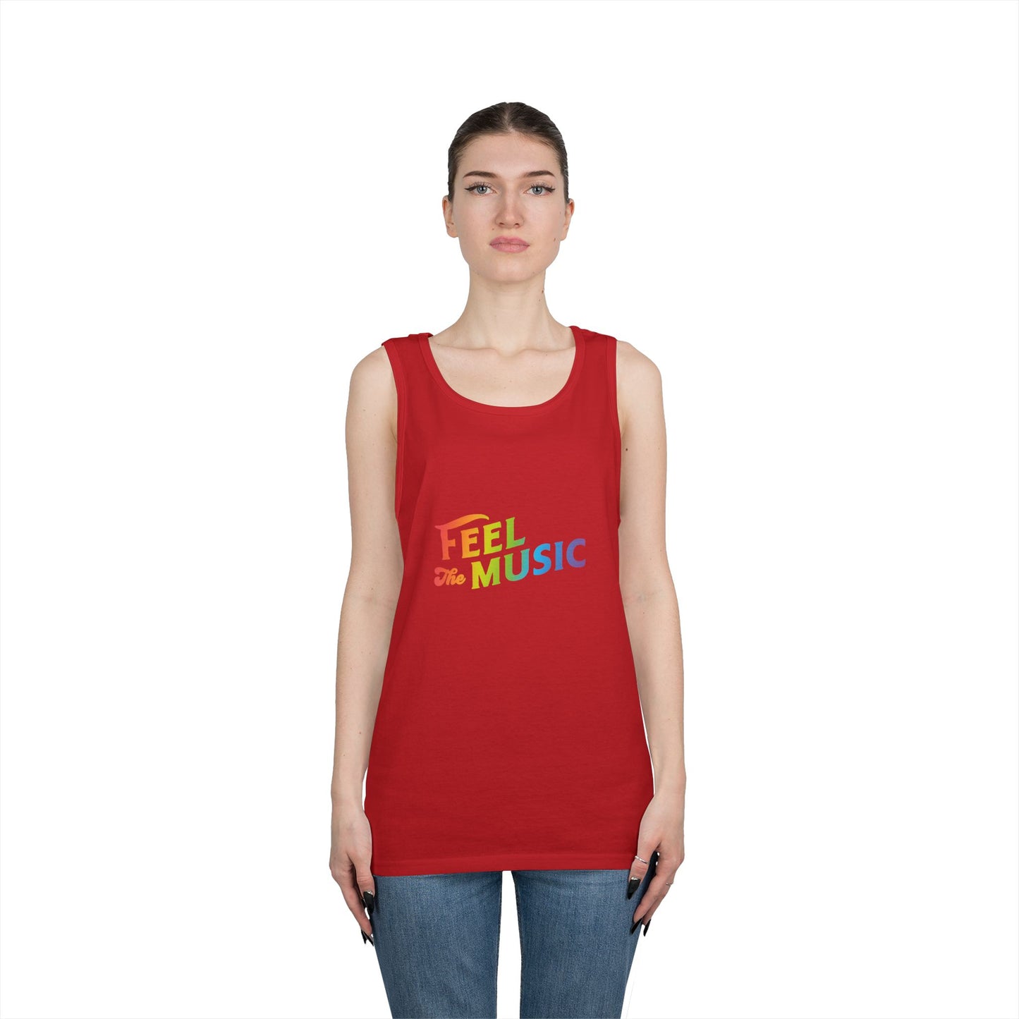 Feel The Music Tank Top - Electric Allure