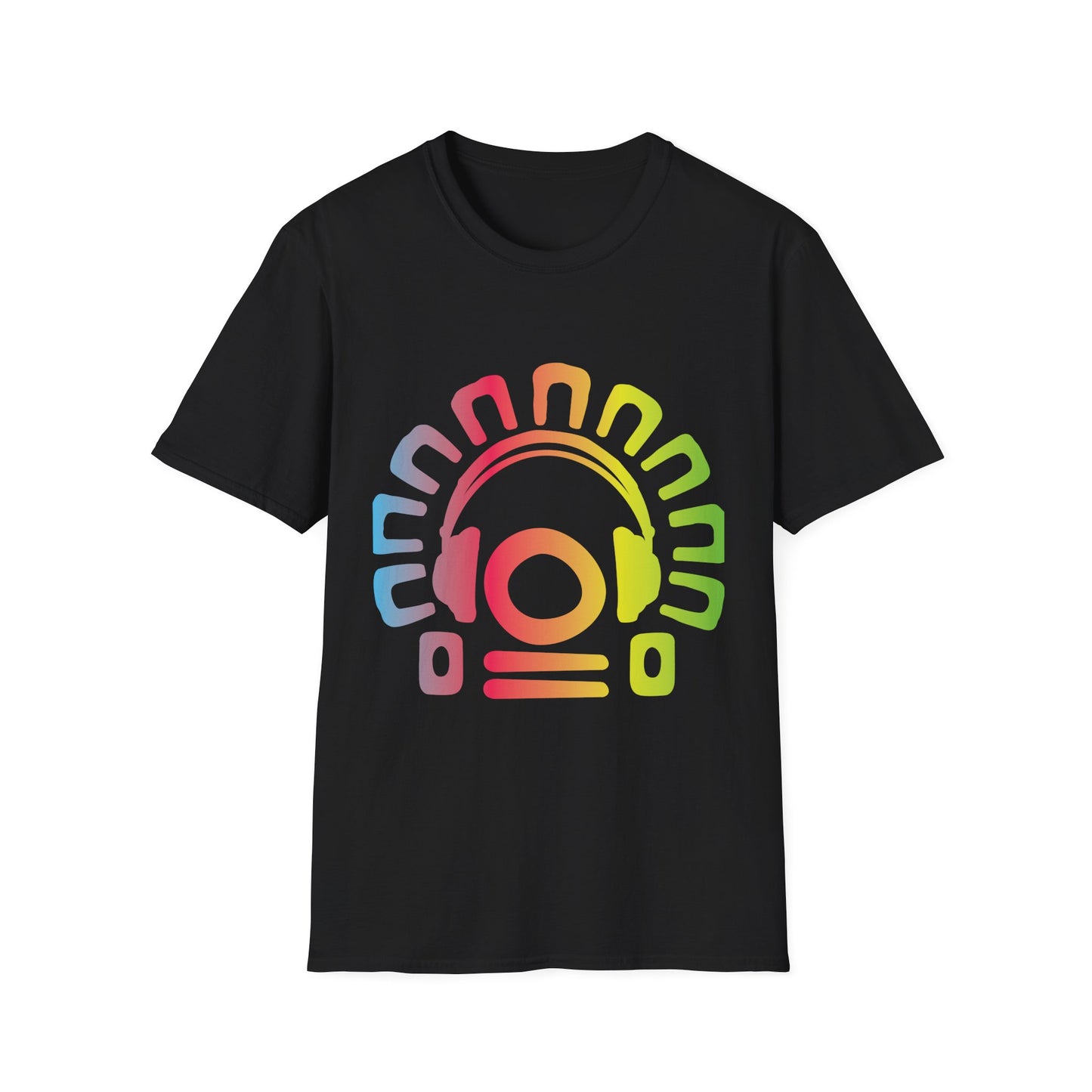Tribal Headphones T-Shirt - Electric Allure x ODBOIH Designs