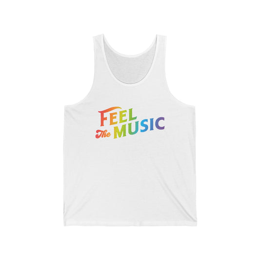 Feel The Music Tank Top - Electric Allure - Unisex, Sizes S–2XL