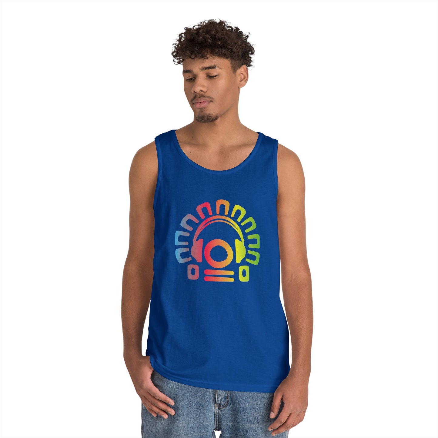 Tribal Headphones Tank Top