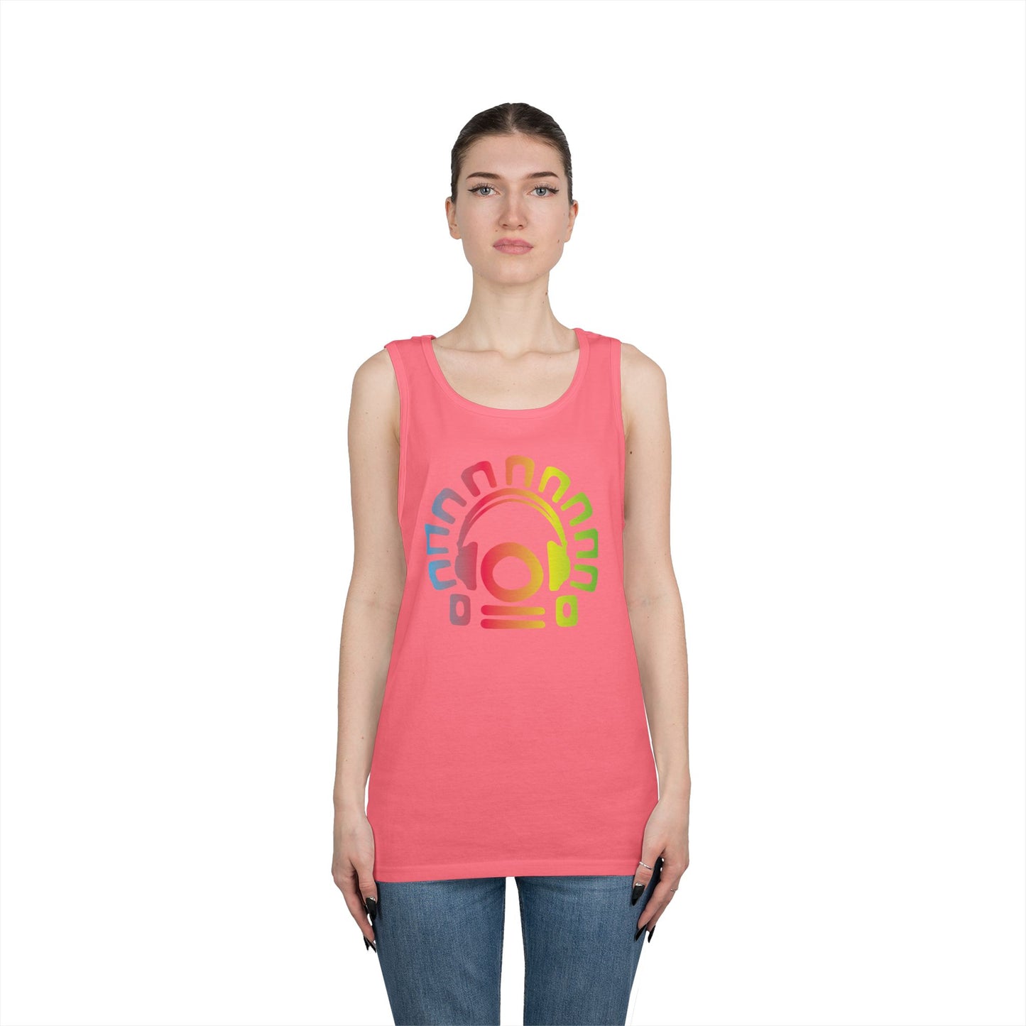 Tribal Headphones  Tank — Electric Allure x ODBOIH Designs