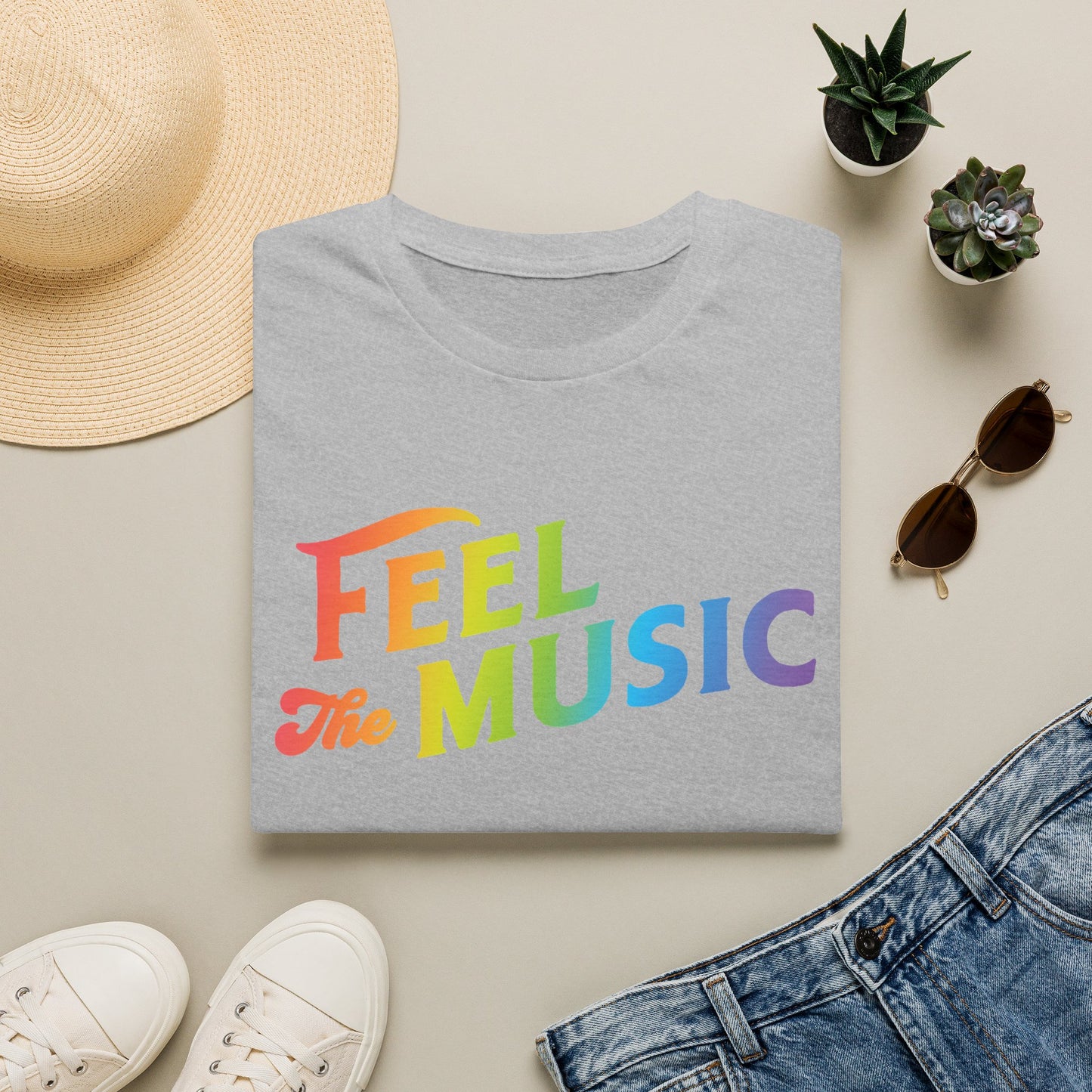 Feel The Music Logo T-Shirt - Electric Allure