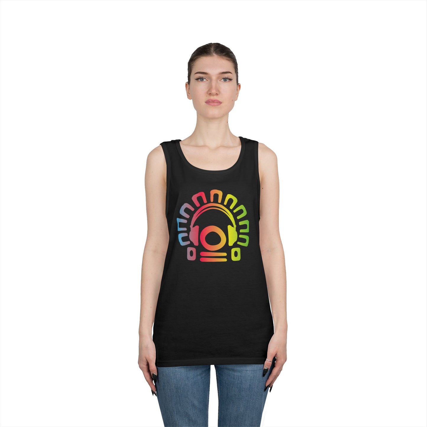 Tribal Headphones  Tank — Electric Allure x ODBOIH Designs