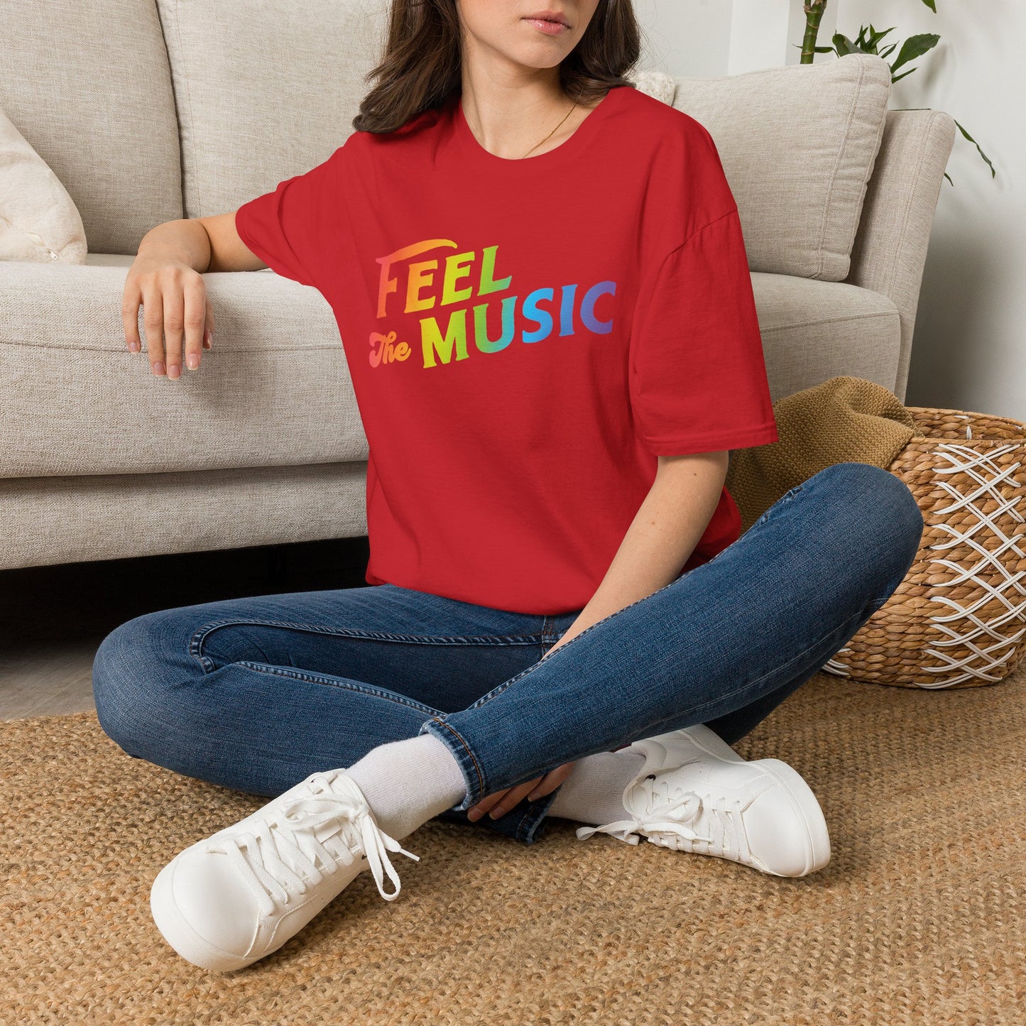 Feel The Music Logo T-Shirt - Electric Allure